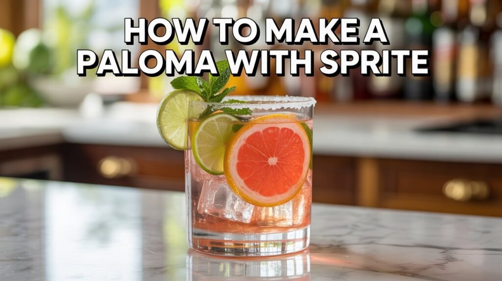 How to Make a Paloma With Sprite: Easy & Refreshing Cocktail Recipe