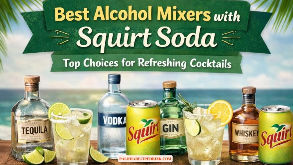 What Alcohol goes with Squirt Soda: Top 5 Combinations for your Refreshing Drinks
