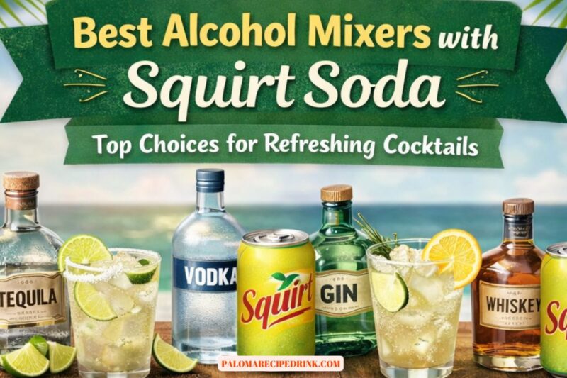 What Alcohol goes with Squirt Soda: Top 5 Combinations for your Refreshing Drinks