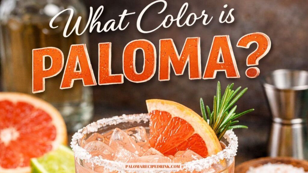 What color is Paloma? Understanding the Appearance of This Classic Grapefruit Cocktail