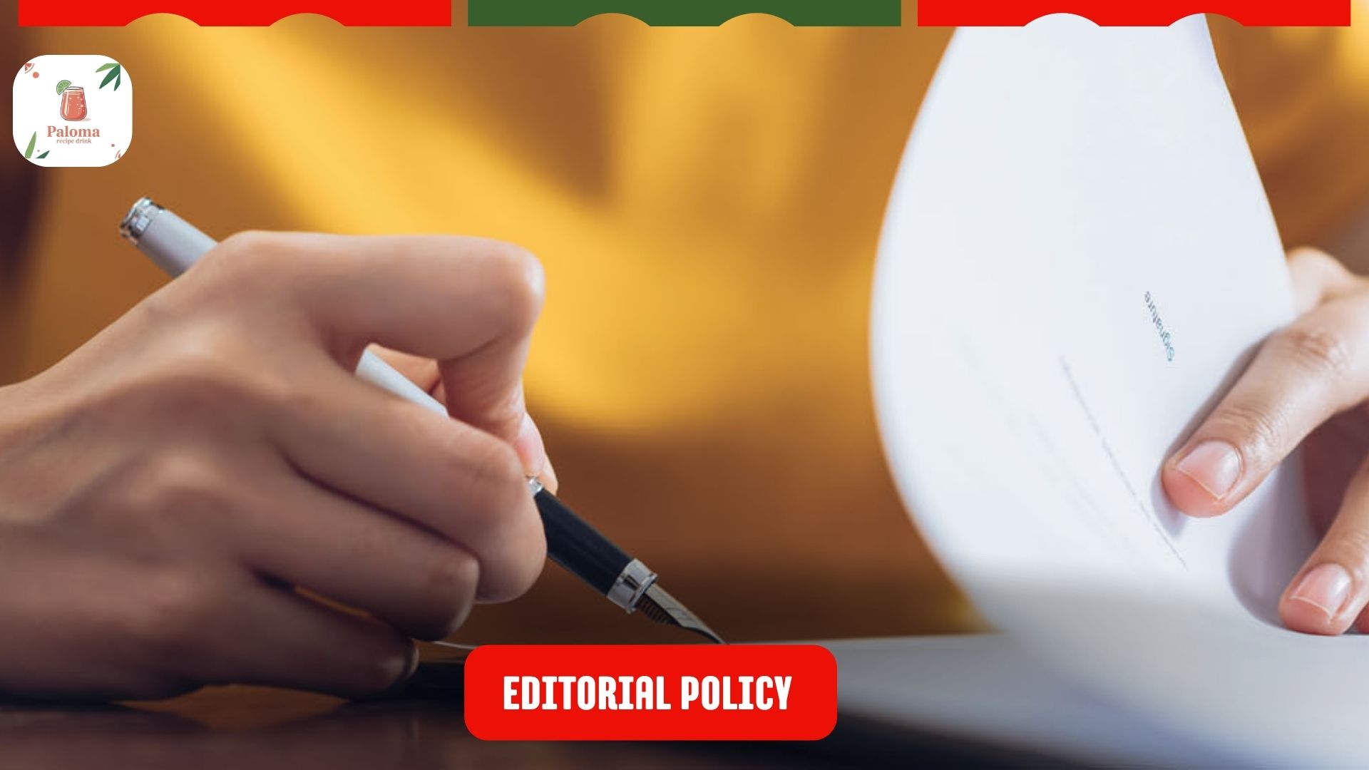 Editorial policy 