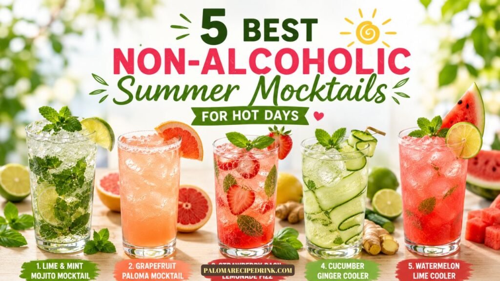 5 Best Non-Alcoholic Summer Mocktails for Hot Days