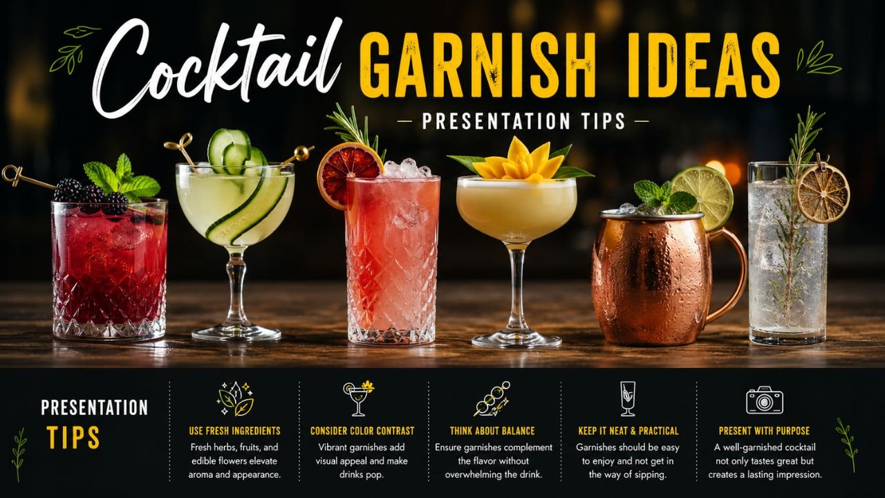 Cocktail Garnish Ideas