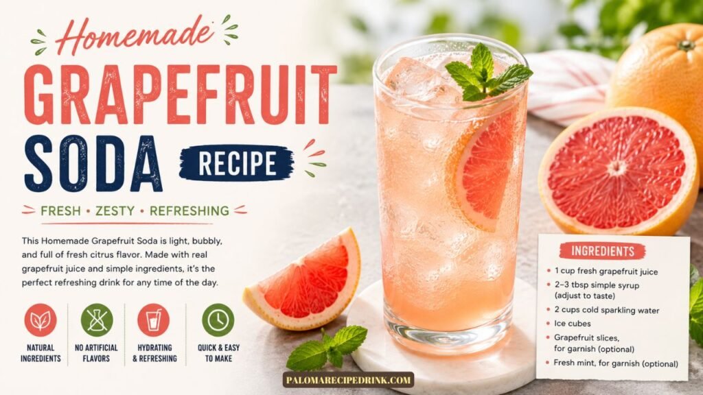 Homemade Grapefruit Soda: An Easy DIY Recipe for Cocktails and Refreshing Drinks