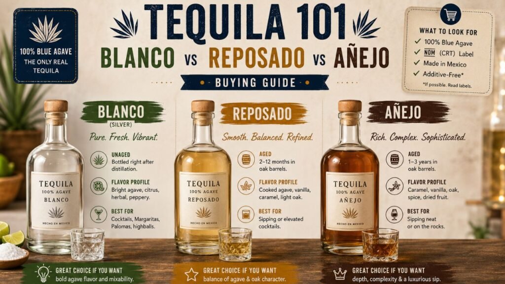 Tequila 101: Blanco vs Reposado vs Añejo – buying guide