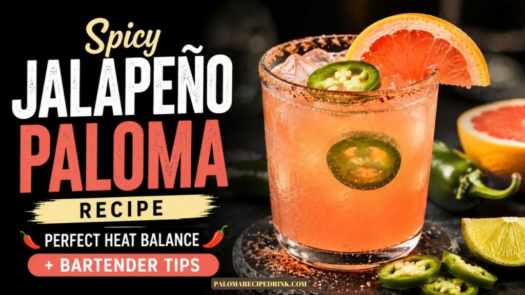 Spicy Jalapeño Paloma Recipe (Perfect Heat Balance + Bartender Tips)